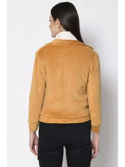 PRETTY LOVING THING - Women Solid Casual Jacket In Mustard